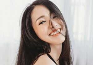 smiling asian lady